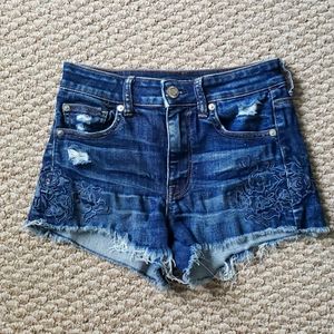 AE embroidered shortie